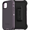 OtterBox Defender Carrying Case (Holster) Apple iPhone 11 Smartphone - Purple Nebula - Polycarbonate Shell, Synthetic Rubber Cover, Polycarbonate Holster - Belt Clip