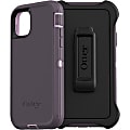OtterBox Defender Carrying Case (Holster) Apple iPhone 11 Smartphone - Purple Nebula - Polycarbonate Shell, Synthetic Rubber Cover, Polycarbonate Holster - Belt Clip 1 thumbnail image