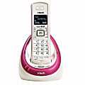 VTech® LS6117 DECT 6.0 Digital Cordless Phone, White/Pink 1 thumbnail image