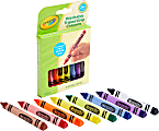 Crayola® Young Kids Washable Tripod Crayons, Assorted Colors, Pack Of 8 Crayons