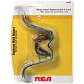 RCA Metal Antenna Wall Mount Kits, 4", Silver, Pack Of 2 Kits