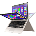 Toshiba Satellite Radius 11 L15W-B1320 11.6" Touchscreen LCD 2 in 1 Notebook - Intel Pentium N3540 Quad-core (4 Core) 2.16 GHz - 4 GB DDR3L SDRAM - 500 GB HDD - Windows 8.1 64-bit - 1366 x 768 - TruBrite - Convertible - Satin Gold 1 thumbnail image