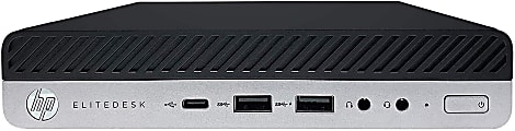 HP EliteDesk 800G4 Mini Refurbished Desktop PC, Intel® i5, 16GB Memory, 256GB Solid State Drive, Windows® 10 Pro