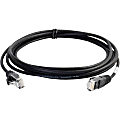 C2G 5ft Cat6 Snagless Unshielded (UTP) Slim Network Patch Cable - Black - Slim Category 6 for Network Device - RJ-45 Male - RJ-45 Male - 5ft - Black