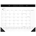 At-A-GLANCE® Contemporary Academic Monthly Desk Calendar, 21-3/4” x 17”, July 2022 To June 2023, AY24X00