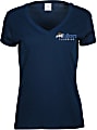 100% Cotton V Neck Tee Ladies 1 thumbnail image
