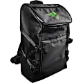 Razer Utility Carrying Case (Backpack) for 17" Notebook - Black - Water Resistant, Scratch Proof Exterior, Tear Proof Exterior, Scratch Proof Interior, Debris Resistant - 1680D Ballistic Nylon - Shoulder Strap, Chest Strap 1 thumbnail image