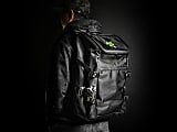 Razer Utility Carrying Case Backpack for 17 Notebook Black Water Resistant Scratch Proof Exterior Tear Proof Exterior Scratch Proof Interior Debris Resistant 1680D Ballistic Nylon Shoulder Strap Chest...