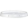 Partners Brand Plastic Lid, 20 Qt, 1 3/8"H x 12 3/8"W x 12 3/8"D, White