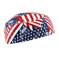 Ergodyne Chill-Its® 6630 Terry Cloth Skull Caps, Stars & Stripes, Pack Of 6 Caps