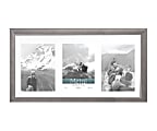Timeless Frames® Metal Frame, 10" x 20" With Mat, Silver
