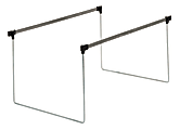 Pendaflex® Actionframe Hanging Folder Frames, Letter-Size, 9 3/4"H x 11 3/4"W x 14"-18"D, Pack Of 2 1 thumbnail image
