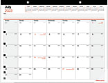 2023-2024 Office Depot® Brand Monthly Academic Desk Calendar, 22" x 17", 30% Recycled, July 2023 to June 2024 1 thumbnail image