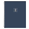2025 Blue Sky Weekly/Monthly Planning Calendar, 8-1/2” x 11”, French Navy, January To December