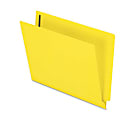 Pendaflex Letter End Tab File Folder - 8 1/2"x11" - 3/4" Expansion - 2 Fastener(s) - 2" for Folder - 11 pt. - 2 Plys - Yellow - 50/Box - H10U13Y 1 thumbnail image