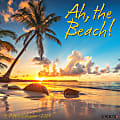 2024 Willow Creek Press Scenic Monthly Wall Calendar, 12" x 12", Ah, The Beach!, January to December