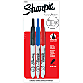 Sharpie® Retractable Permanent Markers, Ultra-Fine Point, Assorted Colors, Pack Of 3 Markers 1 thumbnail image