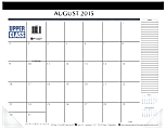 Mead® Academic Desk Pad Calendar, 22" x 17", 30% Recycled, August 2015–July 2016 1 thumbnail image