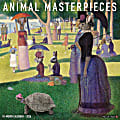 2026 Willow Creek Press Art & Design Monthly Wall Calendar, 12" x 12", Animal Masterpieces, January To December, 49877 1 thumbnail image