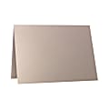 LUX Folded Cards, A1, 3 1/2" x 4 7/8", Silversand, Pack Of 50