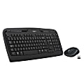 Logitech®MK320 Wireless Straight Full-Size Keyboard & Ambidextrous Optical Mouse, Black 1 thumbnail image