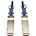 Tripp Lite 5M QSFP+ to QSFP+ 40Gb Passive DAC Copper Infiniband Cable QSFP-H40G-CU5M Compatible 16ft, N28205MBK 1 thumbnail image