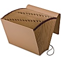 Pendaflex® Full-Flap Daily Expanding File, Letter Size, 7/8" Expansion, Brown
