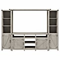 Kathy Ireland Home by Bush® Furniture Cottage Grove 65"W Farmhouse TV Stand with Shelves, Cottage White, Standard Delivery 1 thumbnail image