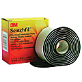 3M™ Scotchfil™ Electrical Putty Tape, 1.5" x 5', Black, Pack Of 4