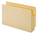Pendaflex® Extra-Wide End-Tab Expansion Pockets, 15 3/4" x 9 1/2", Legal Size, 100% Recycled, Dark Brown, Pack Of 25 Pockets 1 thumbnail image