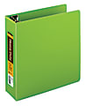 [IN]PLACE® Heavy-Duty Easy-Open 3-Ring Binder, 3" D-Rings, 59% Recycled, Army Green