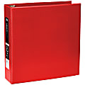 Office Depot® Brand Heavy-Duty 3-Ring Binder, 2" D-Rings, Red 1 thumbnail image