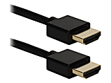 QVS High-Speed HDMI UltraHD 4K With Ethernet Thin Flexible Cable, 6'