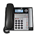 AT&T 1040 4-Line Corded Expandable Speakerphone, Charcoal