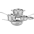 Cuisinart MultiClad Pro Cookware - 1.5 quart Saucepan, 3 quart Saucepan, 8 quart Stockpot, 10" Diameter Skillet, Lid - Stainless Steel, Aluminum - Dishwasher Safe - Oven Safe 1 thumbnail image