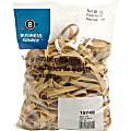 Business Source Quality Rubber Bands - Size: #73 - 3" Length x 0.4" Width - Sustainable - 240 / Pack - Rubber - Crepe 1 thumbnail image