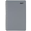 Office Depot Brand Weekly Monthly Appointment Book, 5" x 8", Silver, January 2027 to December 2027, OD71033027 1 thumbnail image