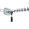 Naxa Y00-0840005008232 Antenna - Range - UHF, VHF, FM - 40 MHz to 230 MHz, 470 MHz to 862 MHz - 35 dB - HDTV Antenna, Television - Silver
