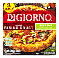 DiGiorno Rising Crust Frozen Pizzas, Supreme, 31.5 Oz, Pack Of 3 Pizzas