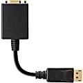 Belkin DisplayPort to VGA Adapter, HD-15, DP M to VGA F - display adapter - 6" DisplayPort/VGA Video Cable for Video Device, Monitor, Projector, TV, HDTV - First End: 1 x DisplayPort Digital Audio/Video - Male - Second End: 1 x 15-pin HD-15