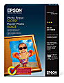 Epson® Glossy Photo Paper, Letter Size (8 1/2" x 11"), Pack Of 100 Sheets