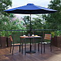 Flash Furniture Lark 5-Piece All-Weather Deck/Patio Set, Navy 1 thumbnail image
