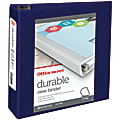 Office Depot® Brand Durable View 3-Ring Binder, 3" D-Rings, Blue