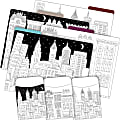 Barker Creek Folder/Pocket Set, 1/3-Cut Tab, Letter Size, Color Me Cityscapes, Set Of 42 Pieces 1 thumbnail image