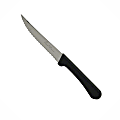 Winco Steak Knives, 5", Black/Silver, Pack Of 12 Knives