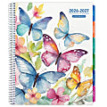 2026-2027 Excello Brands Weekly/Monthly Academic Year Teacher Planner, 8-1/2" x 11", Watercolor Butterflies, August To July, Total Qty 1 1 thumbnail image