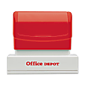 Custom Office Depot® Brand Pre-Inked Notary Stamp, 1-5/16" x 2-13/16" Impression