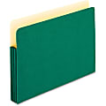 Oxford® Color Expanding File Pocket, Legal Size, 3 1/2" Expansion, Green
