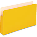 Oxford® Color Expanding File Pocket, Legal Size, 3 1/2" Expansion, Yellow