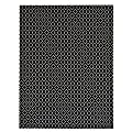 Foss Floors Area Rug, 6'H x 8'W, Diamond, Black/White 1 thumbnail image
